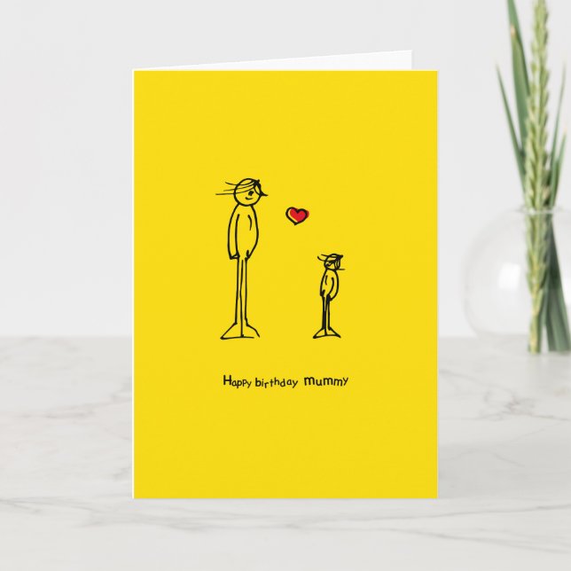Happy birthday Mommy Card (Front)