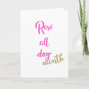 Happy Birthday Month Rose All Month Card