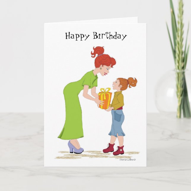 Happy Birthday Mother Card (Front)
