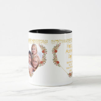 Happy Birthday Mothers Day Gift Family Photo Mug