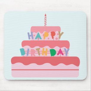 Happy Birthday Mouse Mat