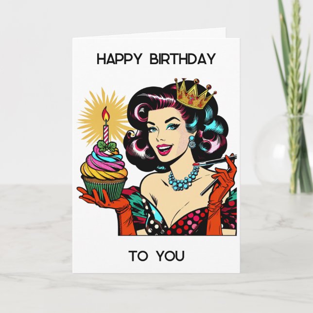 Happy Birthday Mr (Fill in Name) Flirty Birthday Card (Front)