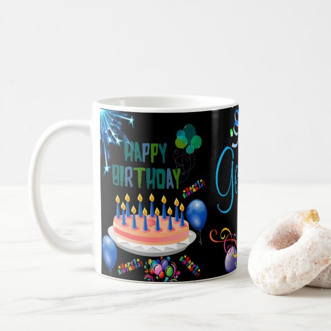 Happy Birthday Mug (With Donut)