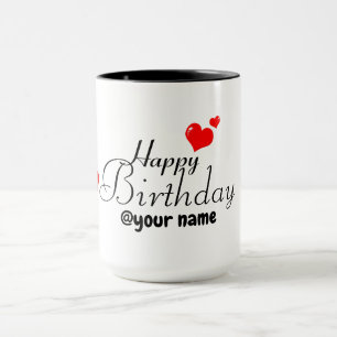 Happy Birthday mug