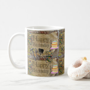 Happy Birthday Mug Construction Tools