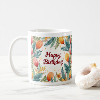 happy birthday mug cup