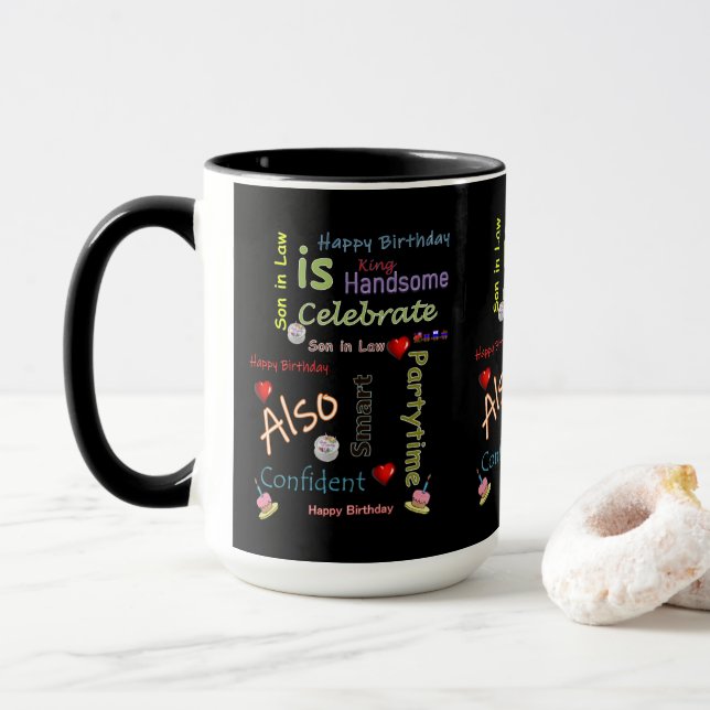 Happy Birthday Mug Sister in Law (With Donut)