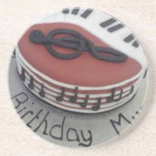 Happy birthday mum cake coaster