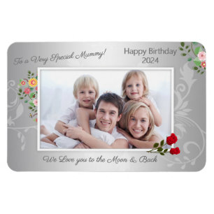 Happy Birthday Mum Photo Magnet