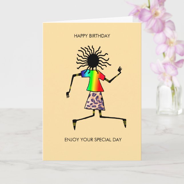 Happy Birthday, Music Vibe Card (Orchid)