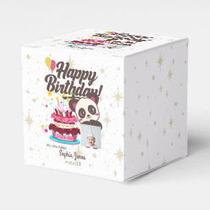 Happy Birthday, My Baby - Custom Photo/ Name/DOB Favor Box