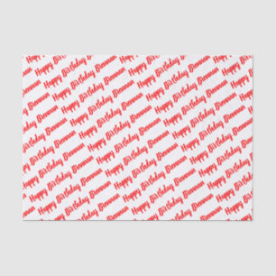 Happy Birthday NAME Custom Tissue Paper