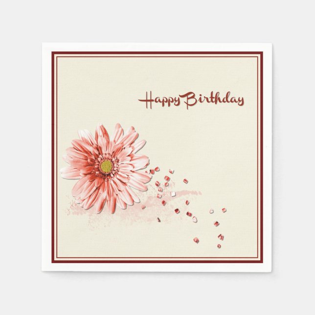 Happy Birthday Napkin (Front)