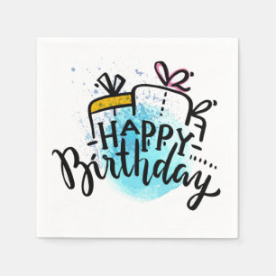 Happy Birthday  Napkins
