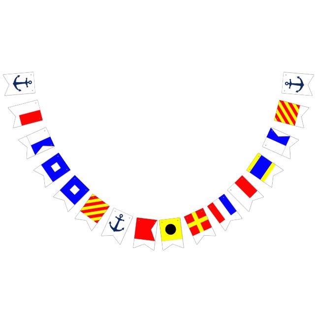 Happy Birthday Nautical Flags Bunting (All)