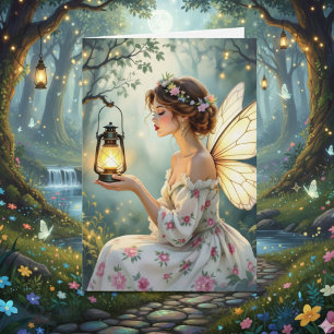 Happy Birthday Niece   Fairy Themed Card