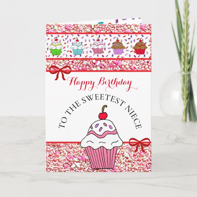 Happy Birthday Niece, Wishing you a Magical Card (Front)