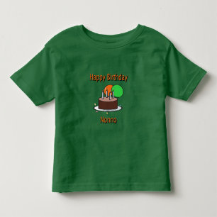 Happy Birthday Nonno Italian Grandpa Birthday Desi Toddler T-shirt