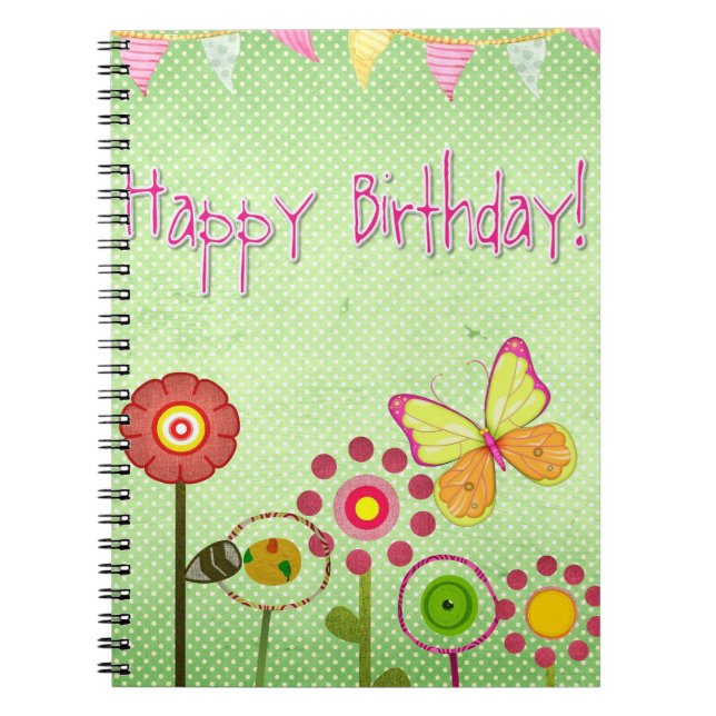 Happy Birthday Notebook (Front)