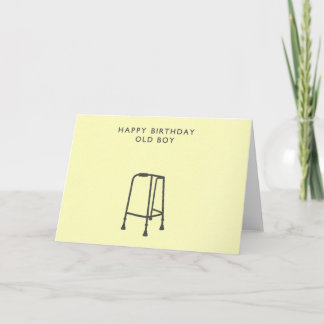Happy Birthday Old Boy Card