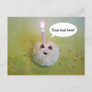 Happy Birthday Onigiri - Customizable Postcard