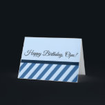 Happy Birthday, Opa! & I Love You (on Back) Card<br><div class="desc">A fun card to send to your opa!</div>