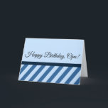 Happy Birthday, Opa! & I Love You (on Back) Card<br><div class="desc">A fun card to send to your opa!</div>
