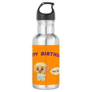 Happy Birthday Orange 532 Ml Water Bottle