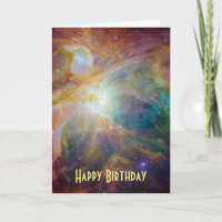 Happy Birthday - Orion Nebula Astronomy Photo