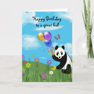 Happy Birthday Panda  Card