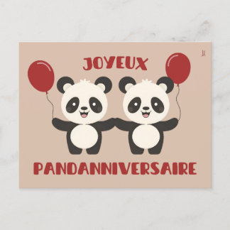 Happy birthday pandemics - birthday pun postcard