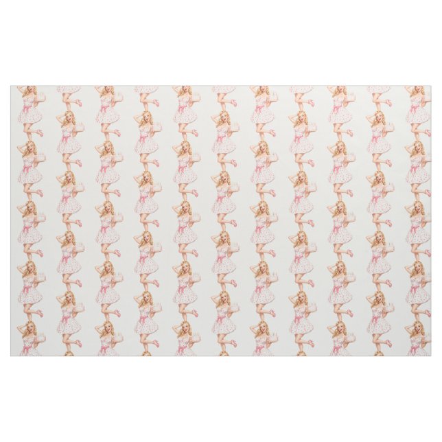 Happy Birthday Party Girl Thunder_Cove Fabric (Fat Quarter)