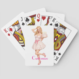 Happy Birthday Party Girl Thunder_Cove Playing Cards
