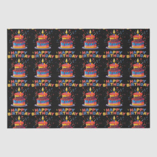 Happy Birthday Party Theme Supplies Tissue Paper