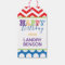 Happy Birthday Pattern Personalized Gift Tags