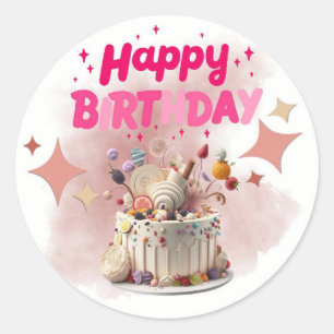 Happy Birthday Pegatina/ Stickers