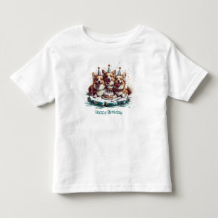 Happy Birthday Pembroke Welsh Corgi Dogs Toddler T-shirt