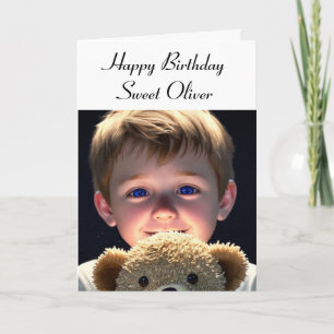 Happy Birthday Personalized and Colouring Page Card