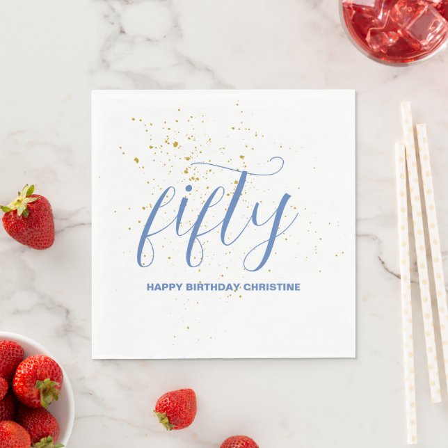 Happy Birthday Personalized Napkin (Insitu)