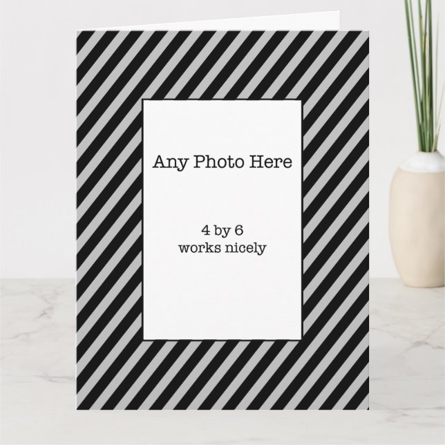 Happy Birthday Photo Card (Front)