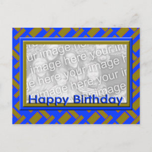 Happy Birthday photo frame Postcard