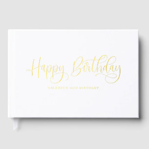 Happy Birthday Photo Guest Book