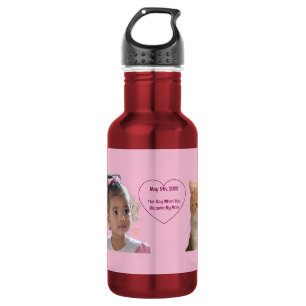 Happy Birthday Photos Cat Mom 532 Ml Water Bottle