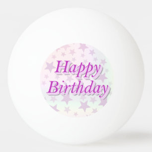 Happy Birthday! Ping Pong Ball