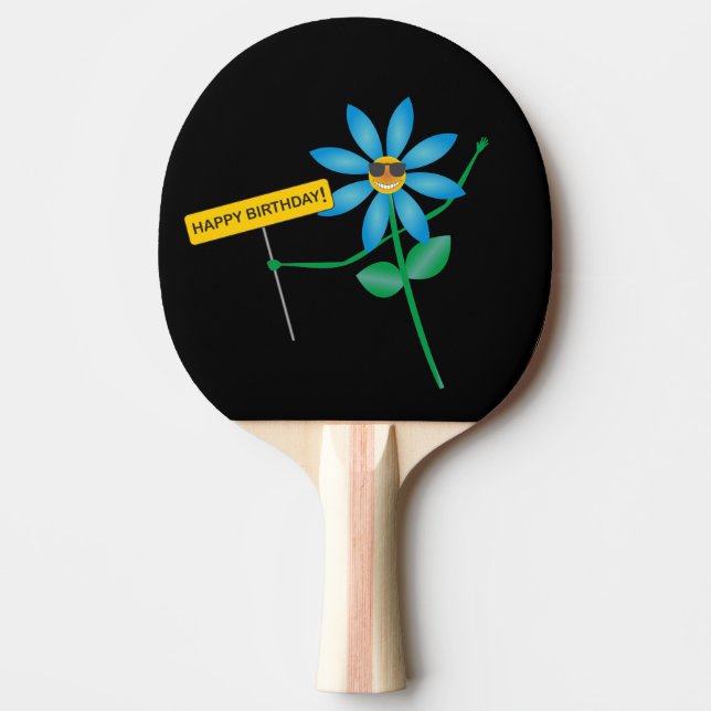 happy birthday ping pong paddle (Front)