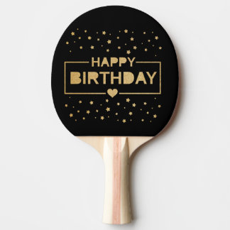 happy birthday ping pong paddle