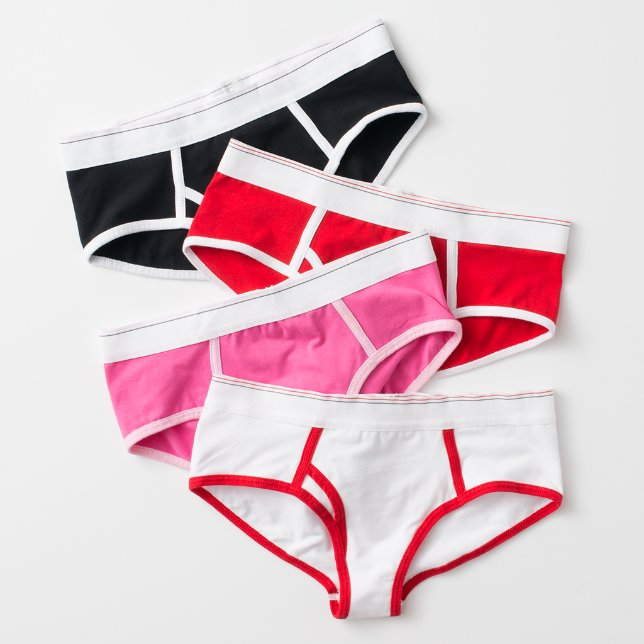 Happy Birthday pink women spandex briefs underwear