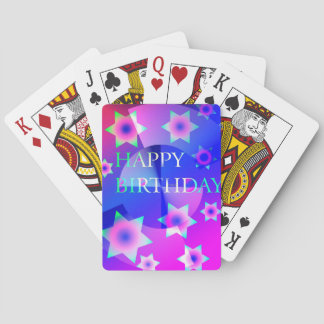 Happy Birthday Playing Cards