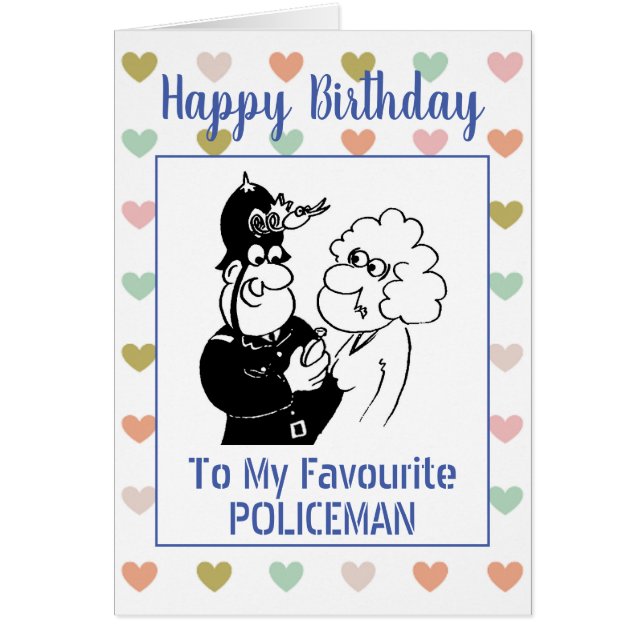 Happy Birthday Policeman (Front)