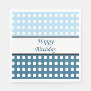 Happy Birthday Polka Dot Napkin